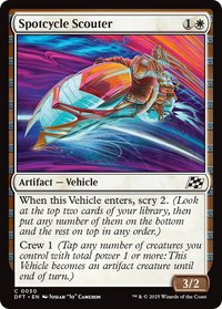 Spotcycle Scouter -  Foil (DFT-030) - Aetherdrift