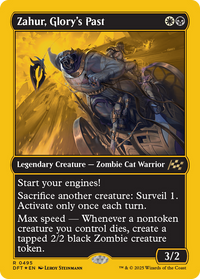 Zahur, Glory's Past -  Foil (DFT-495) - Aetherdrift