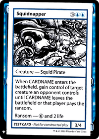 Squidnapper [Mystery Booster Playtest Cards]