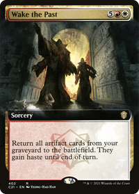 Wake the Past (Extended Art) [Commander 2021]