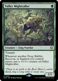 Valley Mightcaller (Promo Pack) [Bloomburrow Promos]