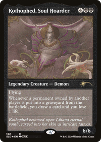 Kothophed, Soul Hoarder -  Etched Foil (SLD-162★) - Secret Lair Drop