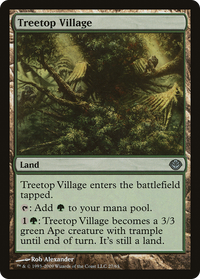 Treetop Village [Duel Decks: Garruk vs. Liliana]