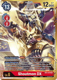 Shoutmon DX [BT5-019] (Alternate Art) [Battle of Omni]