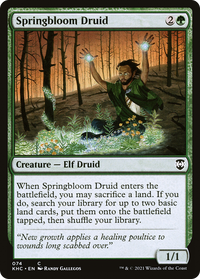 Springbloom Druid [Kaldheim Commander]