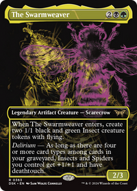 The Swarmweaver (Showcase) [Duskmourn: House of Horror]