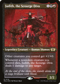 Judith, the Scourge Diva (Foil Etched) -  Foil (MUL-110) - Multiverse Legends