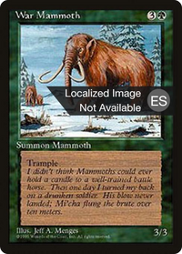 War Mammoth [Fourth Edition (Foreign Black Border)]