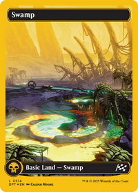 Swamp - : (Full Art) Foil (DFT-514) - Aetherdrift