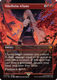 Nibelheim Aflame -  (Borderless) Foil (FIN-339) - FINAL FANTASY