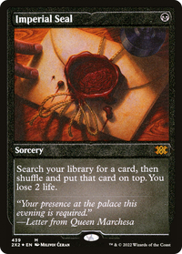 Imperial Seal -  Foil (2X2-439) - Double Masters 2022
