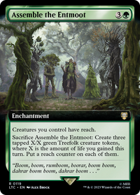 Assemble the Entmoot (LTC-119) - Tales of Middle-earth Commander: (Extended Art) Foil