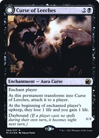 Curse of Leeches // Leeching Lurker [Innistrad: Midnight Hunt Prerelease Promos]