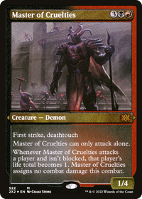 Master of Cruelties (Foil Etched) -  Foil (2X2-522) - Double Masters 2022