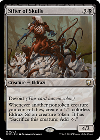 Sifter of Skulls - : (devoid) Foil (M3C-203) - Modern Horizons 3 Commander