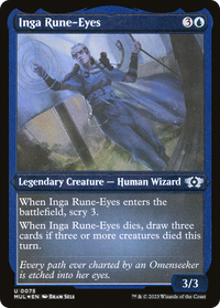 Inga Rune-Eyes (Foil Etched) -  Foil (MUL-075) - Multiverse Legends