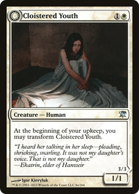 Cloistered Youth // Unholy Fiend [Innistrad]