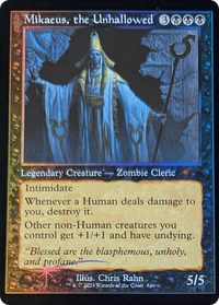 Mikaeus, the Unhallowed (Retro Frame) (SLD-846) - Secret Lair Drop Series Foil