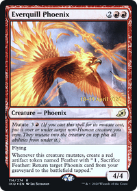 Everquill Phoenix [Ikoria: Lair of Behemoths Prerelease Promos]