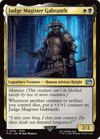 Judge Magister Gabranth -  (FIN-230) - FINAL FANTASY