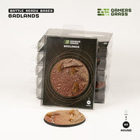 Battle Ready Bases: Badlands- Round 80mm (x1)