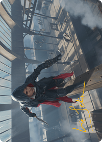 Evie Frye Art Card (Gold-Stamped Signature) -  (Borderless) (ASACR-001) - Assassin's Creed Art Series
