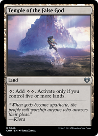 Temple of the False God [Commander Masters]