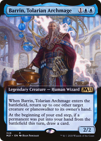 Barrin, Tolarian Archmage (Extended Art) [Core Set 2021]