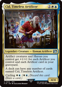 Cid, Timeless Artificer (0410) -  Foil (FIN-410) - FINAL FANTASY
