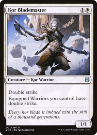Kor Blademaster [Zendikar Rising]