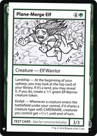 Plane-Merge Elf [Mystery Booster Playtest Cards]