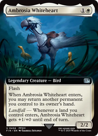 Ambrosia Whiteheart (Extended Art) - : (Extended Art) Foil (FIN-424) - FINAL FANTASY