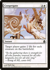 Congregate [Commander 2011]