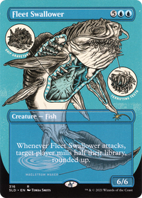 Fleet Swallower (SLD-316) - Secret Lair Drop (Borderless) Etched Foil