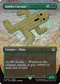 Jumbo Cactuar (Borderless) -  (Borderless) (FIN-343) - FINAL FANTASY