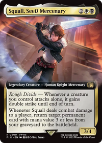 Squall, SeeD Mercenary - : (Extended Art) Foil (FIN-509) - FINAL FANTASY