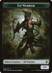 Elf Warrior Token [Commander Legends Tokens]