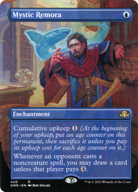 Mystic Remora (Borderless Alternate Art) [Dominaria Remastered]