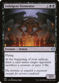 Indulgent Tormentor [Starter Commander Decks]
