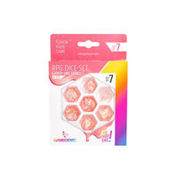 CANDY-LIKE SERIES - PEACH RPG DICE SET (7 PCS)