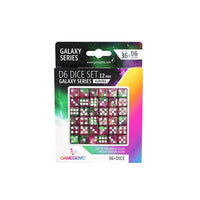 GALAXY SERIES - AURORA - D6 DICE SET 12MM (36 PCS)