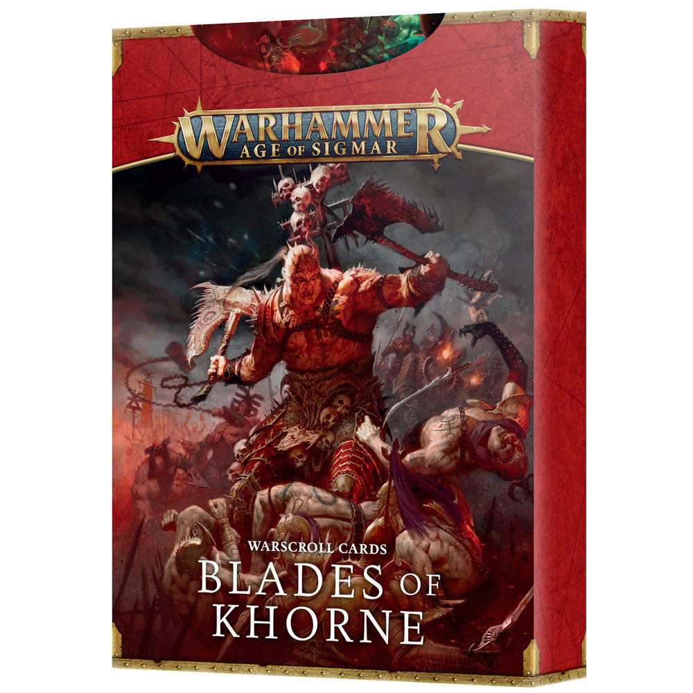 WARSCROLL CARDS: BLADES OF KHORNE