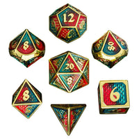 7-Set Behemoth Solid Metal: Red/Blue with Gold