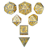 7-Set Dragon Solid Metal: Brushed Gold