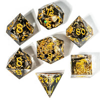 7-Set Captured Magic Hand Sanded Sharp Edge Resin: Tainted Treasures
