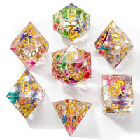 7-Set Captured Magic Hand Sanded Sharp Edge Resin: Essence of Spring