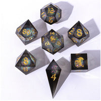 7-Set Captured Magic Liquid Core Hand Sanded Sharp Edge Resin: Cursed Eclipse