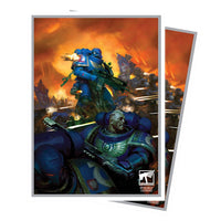 Ultra PRO: 105ct Standard Sleeves (APEX) - Space Marines