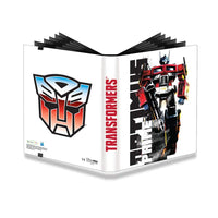 TRANSFORMERS 9 POCKET BINDER OPTIMUS PRIME