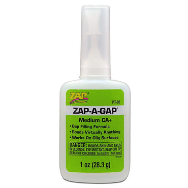 ZAP-A-GAP 1 OZ CA+ 12 seconds